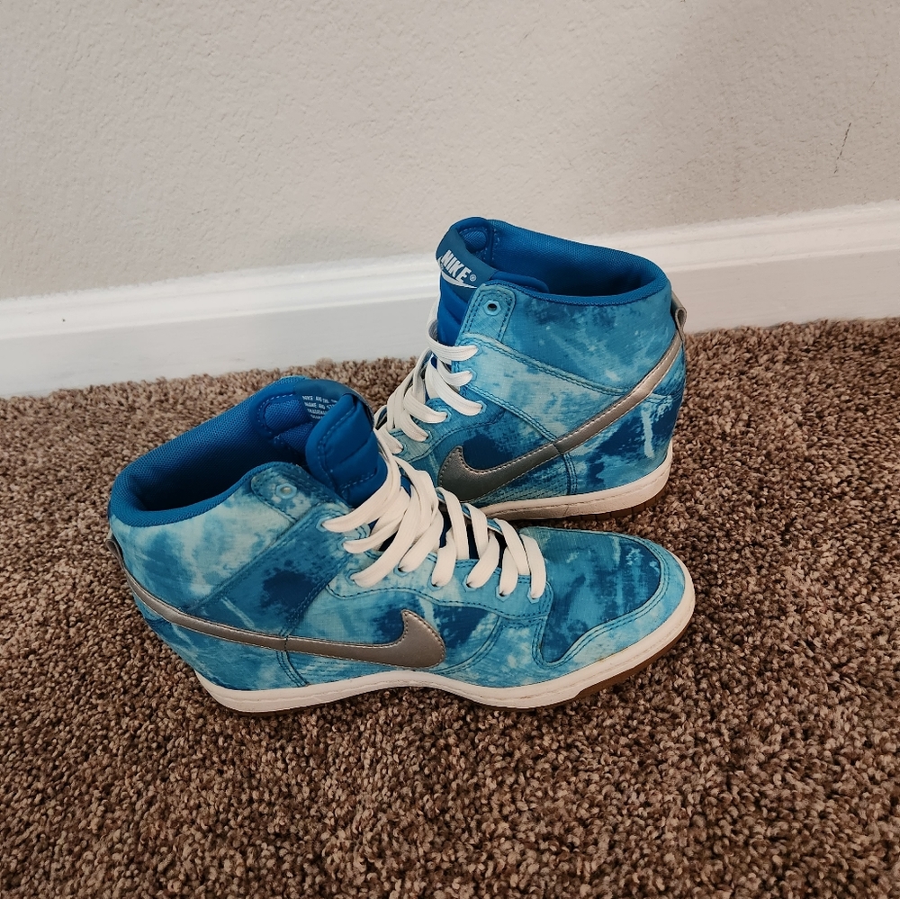 Nike Dunk Sky High Wedge Heel Sneakers